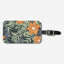 Folhas Florais Tropicais Personalizadas
