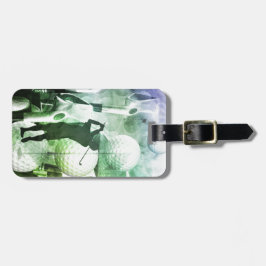 Etiqueta De Bagagem Fore! Golfe de Mens