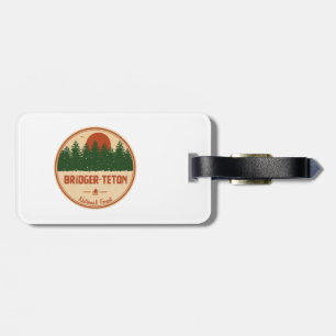Etiqueta De Bagagem Fores Nacionais Bridger-Teton