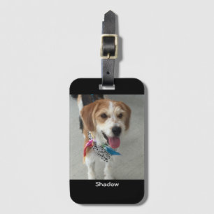 Etiqueta De Bagagem Foto do Pet ou Foto e Nome da Criança