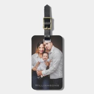Etiqueta De Bagagem Foto personalizada da família