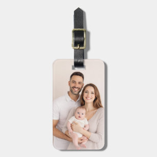 Etiqueta De Bagagem Foto Personalizada de Dois Lados