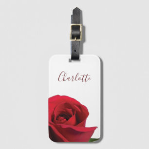 Etiqueta De Bagagem Foto personalizada de Rosa