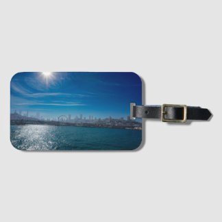 Etiqueta De Bagagem Fotografia da Orla do Pier 39 de São Francisco