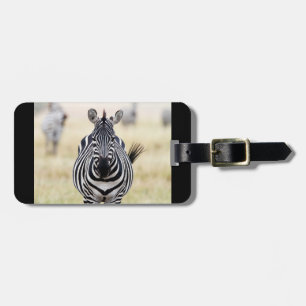 Etiqueta De Bagagem Fotografia da vida selvagem zebra África Animal Sa