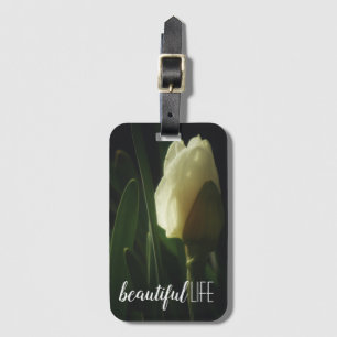 Etiqueta De Bagagem Fotografia Daffodil Linda Vida