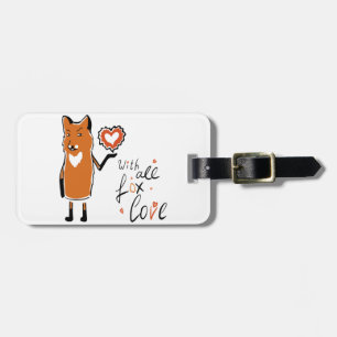Etiqueta De Bagagem Foxy Love