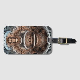 Etiqueta De Bagagem Fractal