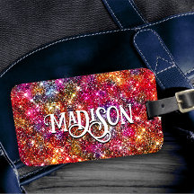 Fragmento colorido Elegante Monograma da flecha