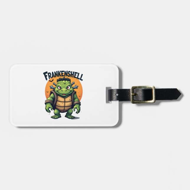 Etiqueta De Bagagem Frankenshell Turtle (Frente Horizontal)