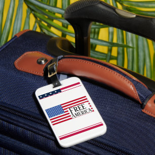 Etiqueta de Bagagem Free America