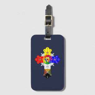 Etiqueta De Bagagem Freemasonic Rosy Cross