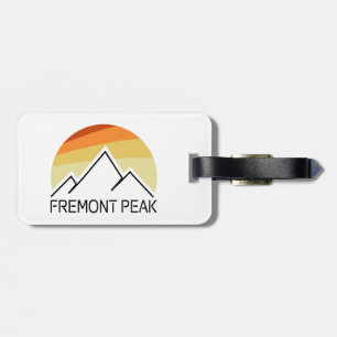 Etiqueta De Bagagem Fremont Peak Wyoming Retro