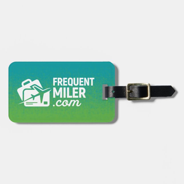Etiqueta de Bagagem Frequente Miler (Frente Horizontal)