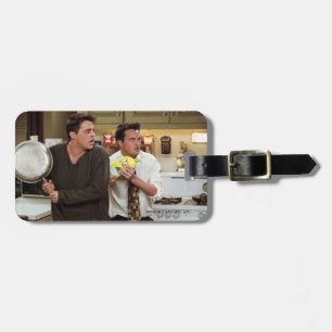 Etiqueta De Bagagem FRIENDS™   Joey e Chandler Aterrorizados
