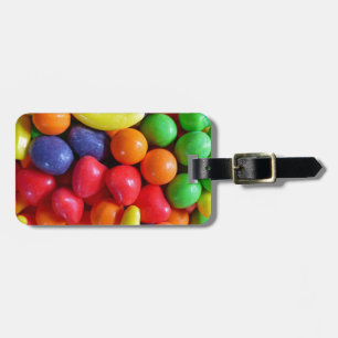 Etiqueta De Bagagem Fruta Colorida Doces