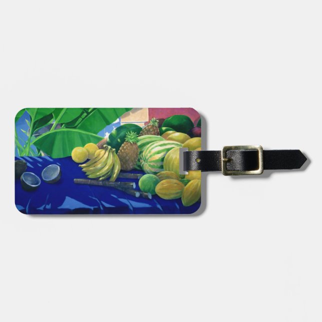 Etiqueta De Bagagem Fruta tropical (Frente Horizontal)