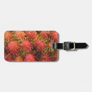 Etiqueta De Bagagem Fruta tropical Rambutan