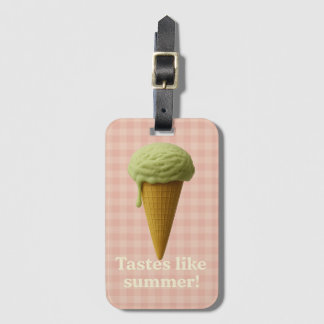 Etiqueta De Bagagem Fun pink and green summer luggage tag