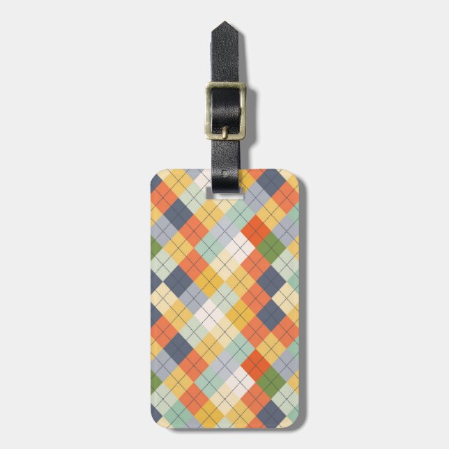 Etiqueta De Bagagem Fundo 2 da camisola (Frente Vertical)