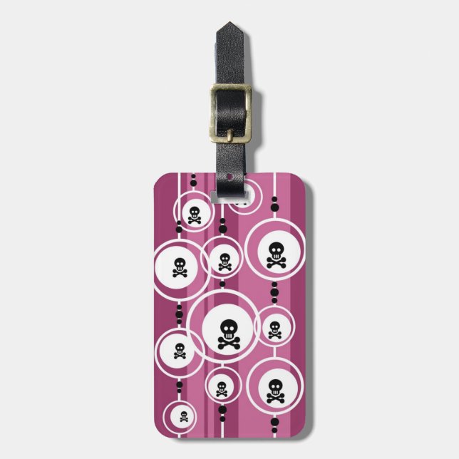 Etiqueta De Bagagem Fundo do Grunge (Frente Vertical)