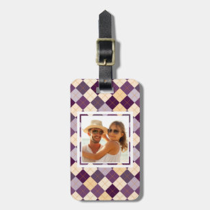 Etiqueta De Bagagem Fundo Personalizado do Sweater de Fotos