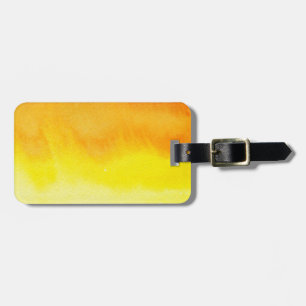 Etiqueta De Bagagem fundo pintado com Abstrato de aquarela pintado man