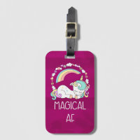 Funny Unicorn dizendo magia AF