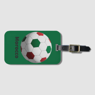 Etiqueta De Bagagem Futebol Marroquino