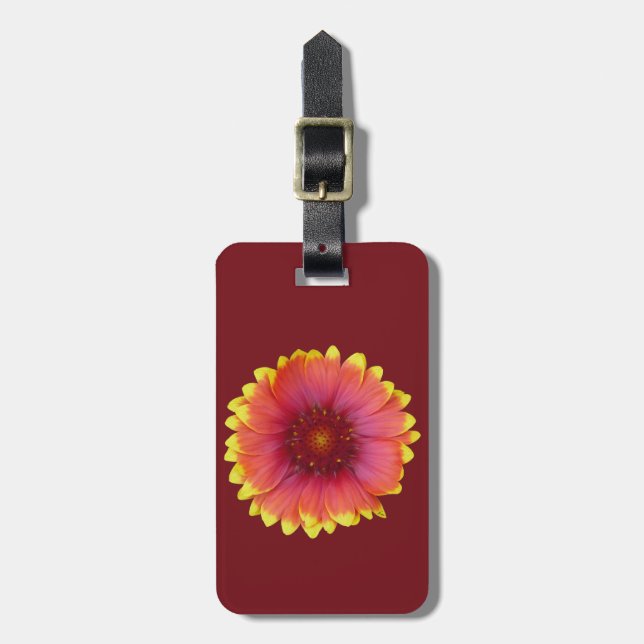 Etiqueta De Bagagem Gaillardia 1 (Frente Vertical)