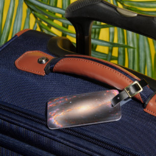 Etiqueta De Bagagem Galáxia Espiral Ngc 1300.