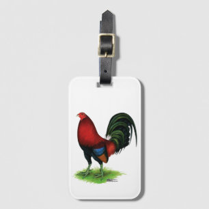 Etiqueta De Bagagem Gamecock:Vermelho escuro