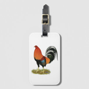 Etiqueta De Bagagem Gamecock Wheaten Rooster