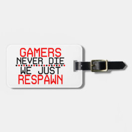 Etiqueta De Bagagem Gamers Respawn