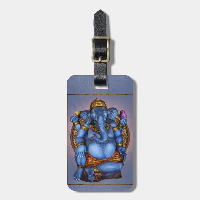 Etiqueta De Bagagem Ganesha (Frente Vertical)