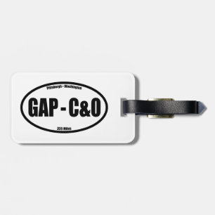 Etiqueta De Bagagem GAP - Oval de Towpath C&O