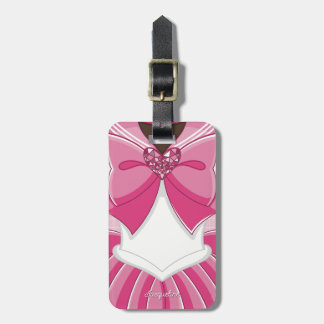 Etiqueta De Bagagem Garota Mágica Rosa III