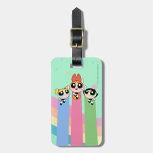 Etiqueta De Bagagem Garotas do Powerpuff Voam Alto