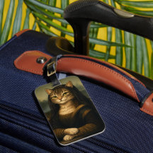 Gata Mona Lisa Paródia Arte Renascentista