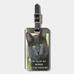 Etiqueta De Bagagem Gato