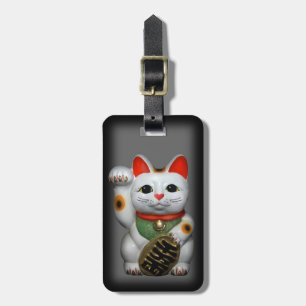 Etiqueta De Bagagem Gato afortunado