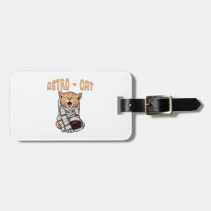 Etiqueta De Bagagem Gato Astro
