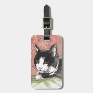 Etiqueta De Bagagem Gato do smoking