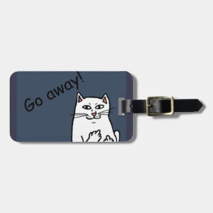 Etiqueta De Bagagem Gato impertinente