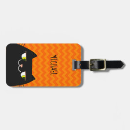 Etiqueta De Bagagem Gato Negro