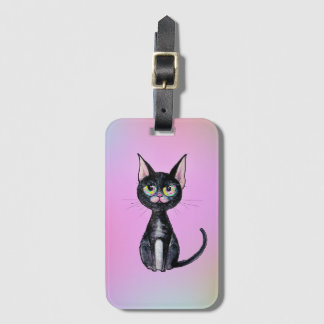 Etiqueta de Bagagem Gato Preto