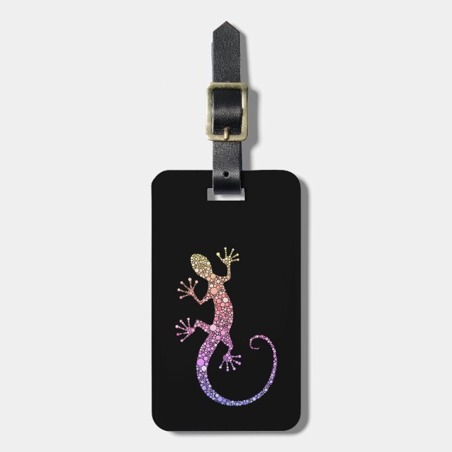 Etiqueta De Bagagem Gecko (Frente Vertical)