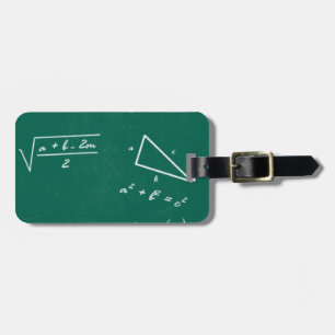 Etiqueta De Bagagem geek de álgebra professor de matemática