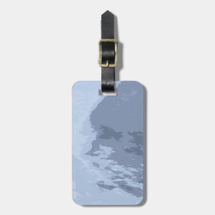 Etiqueta De Bagagem Gelo azul