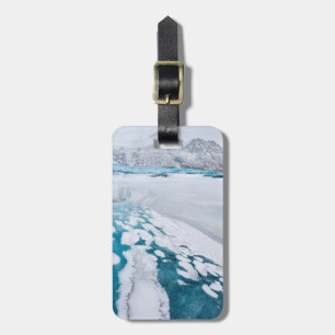 Etiqueta De Bagagem Gelo de glaciar congelado, Islândia
